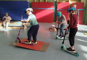 Roller-KIDS-Mobil an der PZS